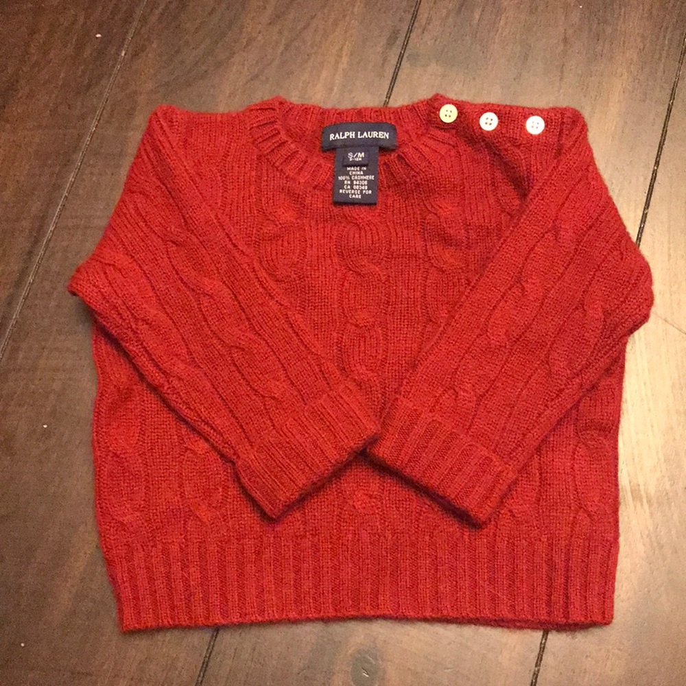 Ralph Lauren cashmere baby sweater